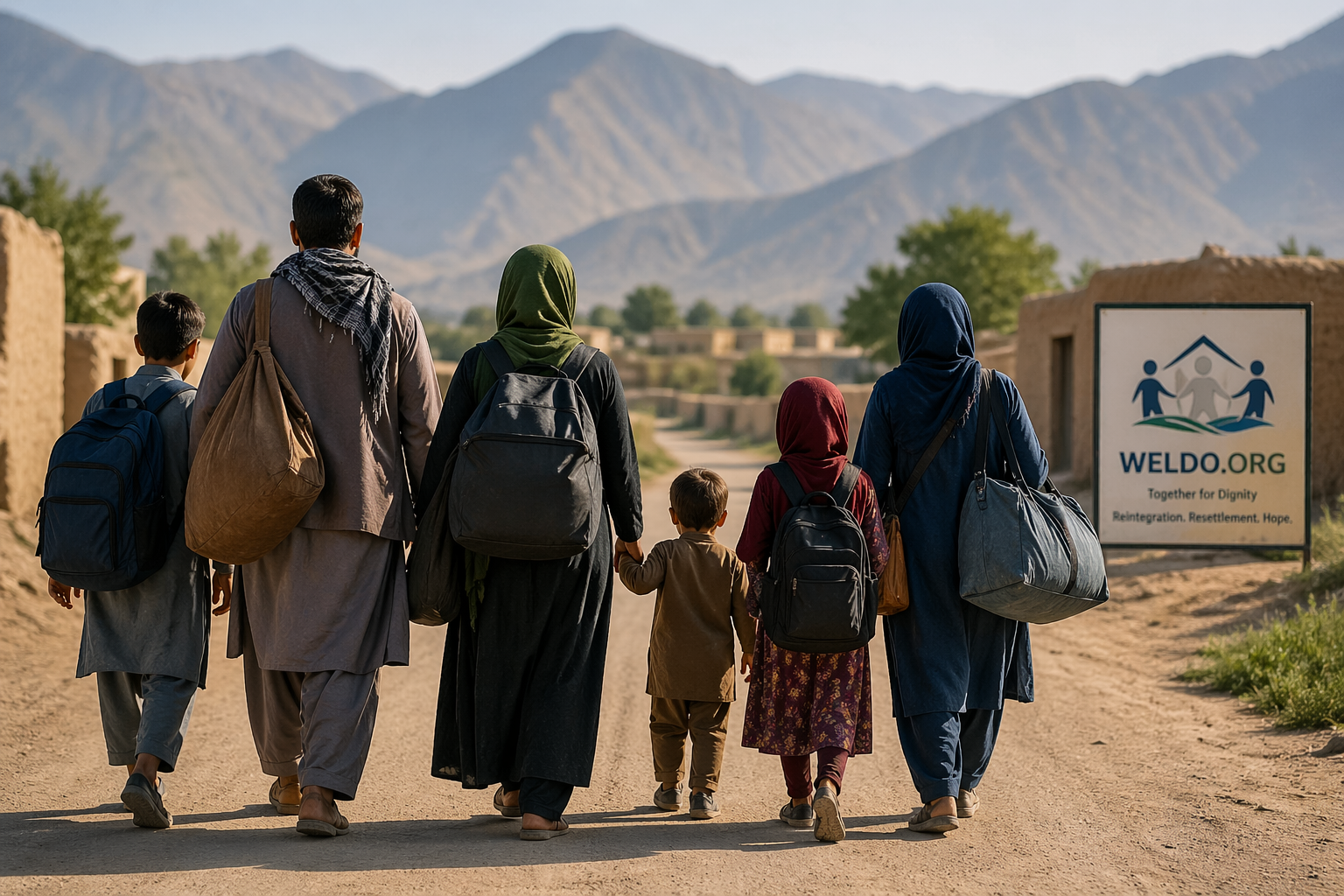 WELDO assisted return support for migrants arriving in Pakistan
